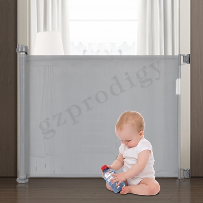 55&quot; - 118&quot; escaleras extensibles de Multiscene Mesh Retractable Baby Gate For