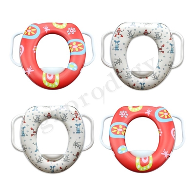 Asiento de entrenamiento para ir al baño para niños de ajuste universal Cojín de asiento de inodoro ovalado