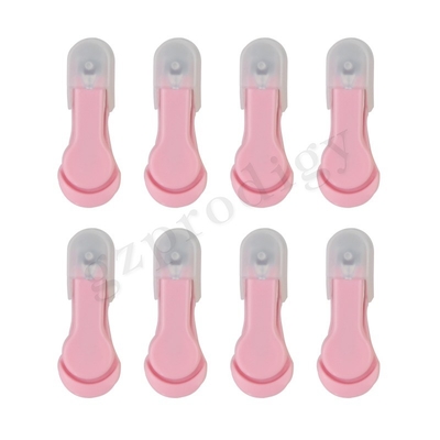 Cortaúñas de acero al carbono de Color rosa, cuidado de la salud para niños lindos de plástico de tendencia novedosa para bebés