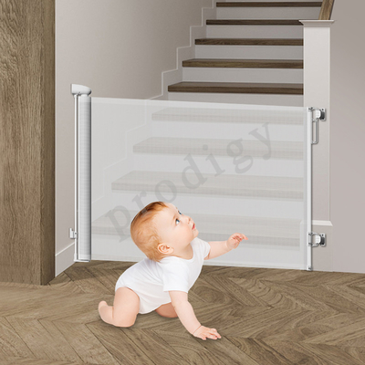 EN71 Puerta retráctil para bebés hasta 500 cm Puerta de cerca segura para bebés
