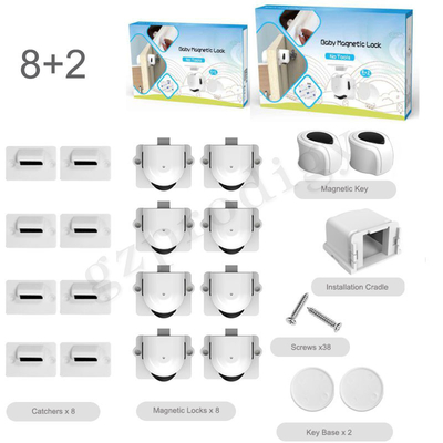 Cerradura de seguridad de Practical Sturdy Magnetic del fabricante para el material del ABS de los cajones