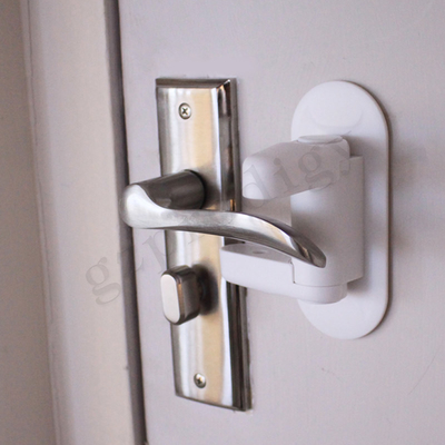 Color blanco de la cerradura DB002 de la palanca del tirador de puerta del bebé de los productos fáciles de la seguridad