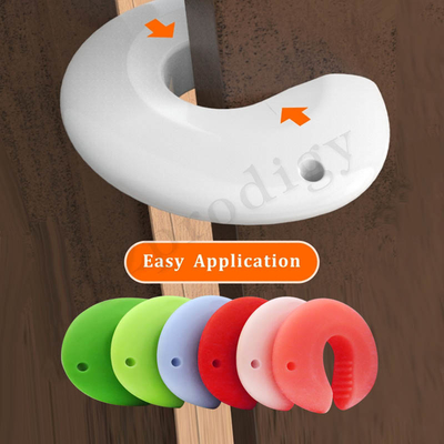 C forma productos de la seguridad del bebé de Protect Door Stop del guardia del pellizco del finger