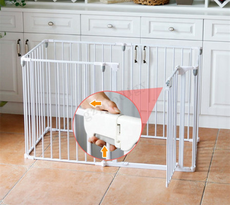 Parque de niños plegable blanco del bebé de Multiscene extensible con la cerradura automática