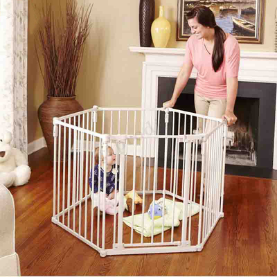 Parque de niños plegable blanco del bebé de Multiscene extensible con la cerradura automática