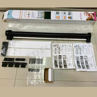 Precio de fábrica Extensible robusta puerta retráctil para niños, duradera puerta retráctil para mascotas para escaleras