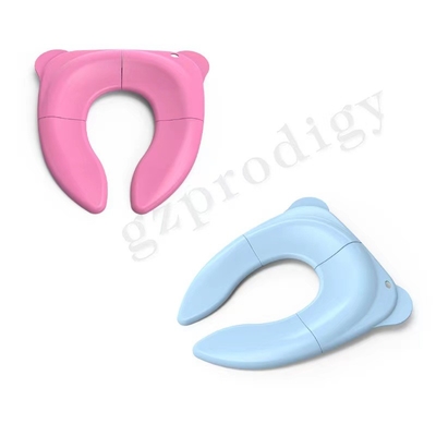 Tamaño compacto, fácil de llevar, asiento de entrenamiento para orinal de bebé, cubierta de asiento plegable para orinal