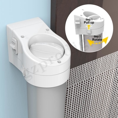 Marco retractable de Mesh Baby Safety Gates Aluminum para los vestíbulos