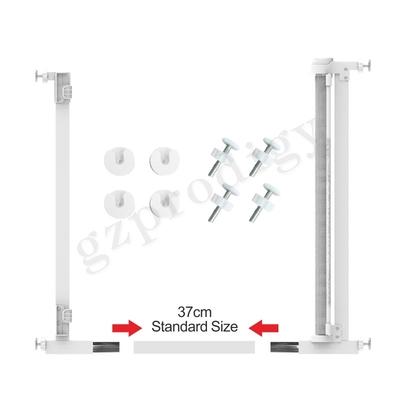 Cerca retractable ligera robusta Durable White Color del animal doméstico de la puerta del bebé