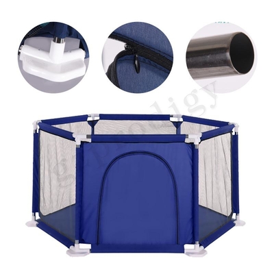 Bebé portátil Playard del bebé de Prodigy de la tela multicolora portátil hexagonal de Playard Oxford