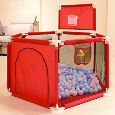 Cerca portátil multicolora plegable Oxford Fabric Material de Playard del bebé