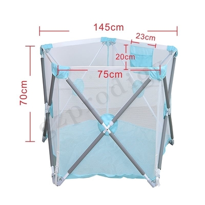 Bebé portátil Playard del viaje de Multiscene con el tubo de acero inoxidable