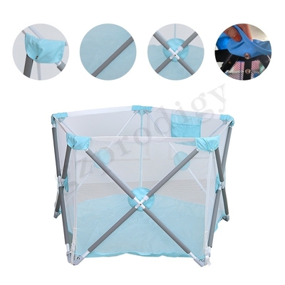 Bebé portátil Playard del viaje de Multiscene con el tubo de acero inoxidable