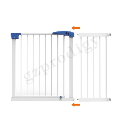 Puerta extensible del bebé de 11,85 pulgadas, puerta del perro del metal de Ecofreindly para las escaleras