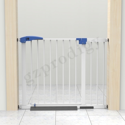 Prodigy Puerta de metal para bebés expandible de escenas múltiples 20x76.5cm Color blanco Sin perforación