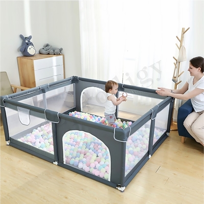 Bebé portátil Playard del bebé de Prodigy los 2.2m del parque de niños del bebé de la yarda interior respirable grande cuadrada del juego