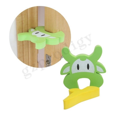 Protector de pellizco para dedos de espuma EVA, tapón de puerta de forma animal para la seguridad del bebé