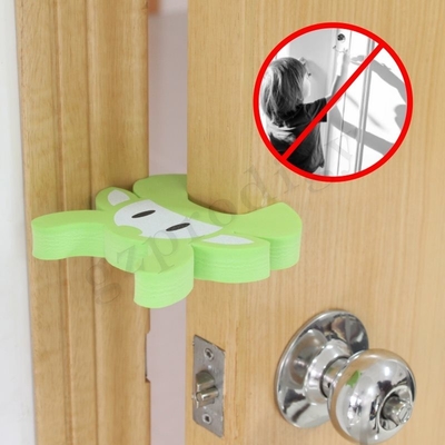 Protector de pellizco para dedos de espuma EVA, tapón de puerta de forma animal para la seguridad del bebé