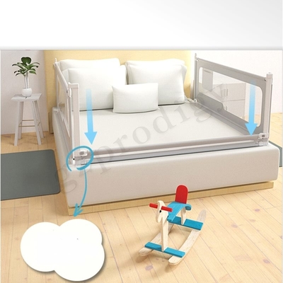 Carril portátil de nylon los 47x64x200cm desmontables multiusos de la cama de bebé