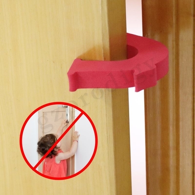 Tapón portátil a prueba de niños de la puerta de la historieta, tapón inodoro del golpe de la puerta de la espuma