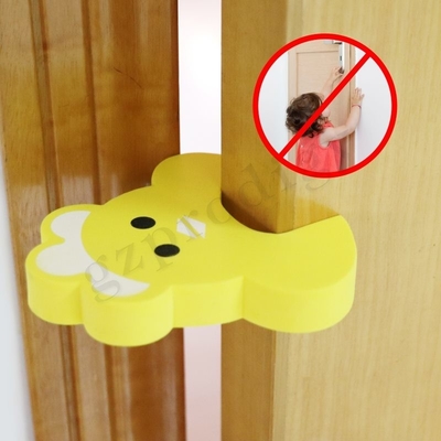 Guardia robusto suave Door Stopper Childproof del pellizco del finger no tóxico