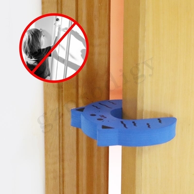 Precio de fábrica Tapón de puerta de espuma EVA antideslizante, protectores de seguridad inodoros para puertas