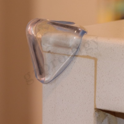 Protectores de la esquina del plástico transparente antideslizante del PVC, topes de la esquina multifuncionales de la seguridad