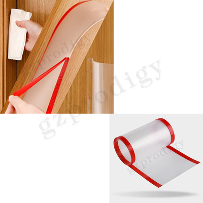 Guardia transparente Protector Nontoxic Durable del pellizco del finger de la puerta de los PP
