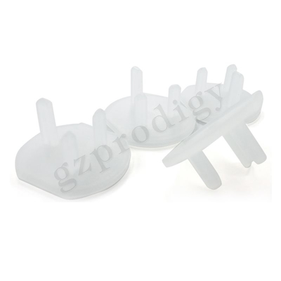 El enchufe eléctrico desprendible del mercado cubre transparente no tóxico de Babyproof