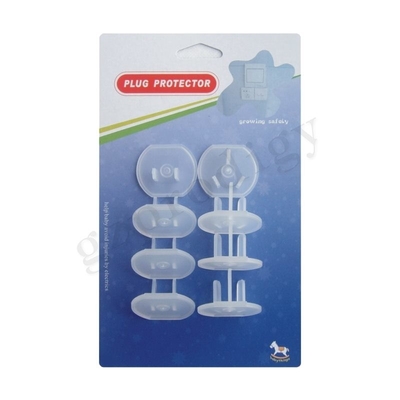 El enchufe eléctrico desprendible del mercado cubre transparente no tóxico de Babyproof