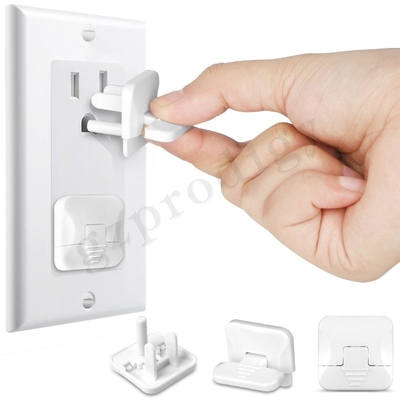 El enchufe no tóxico plástico universal del mercado de los E.E.U.U. cubre blanco para proteger a niños contra peligro eléctrico