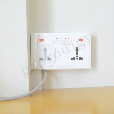 Cubiertas a prueba de niños del enchufe del mercado Pin Socket Protector Cover Anti de la colisión transparente de Prodigy