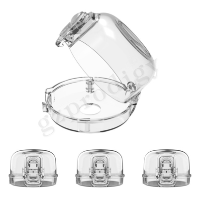 Oven Knob Covers plástico transparente, cubiertas multiusos del botón del gas