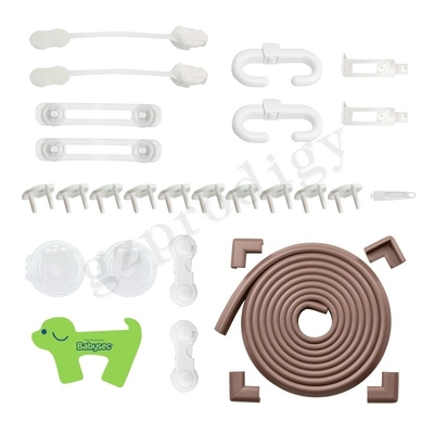 Venta caliente PVC no tóxico ABS cerradura de seguridad para bebés polivalente para el salón