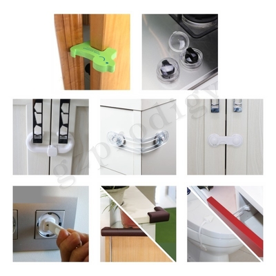 Venta caliente PVC no tóxico ABS cerradura de seguridad para bebés polivalente para el salón