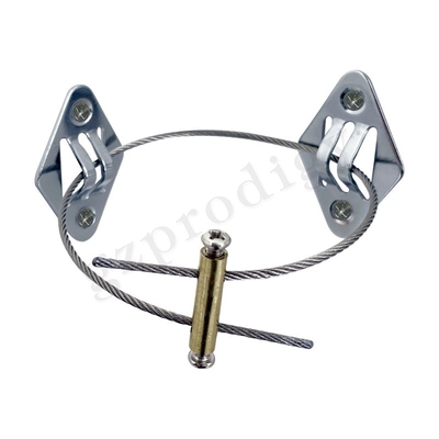 La seguridad de los muebles del níquel metal ata con correa la plata no tóxica Grey Color