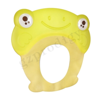 Material no tóxico los 26.5x25.7cm de los PP TPR del sombrero del baño del bebé de Multiscene 	Casquillo del champú del bebé