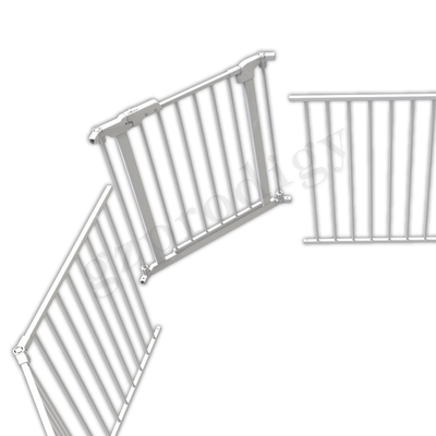 Parque de niños plegable del bebé del metal durable blanco multiusos interior