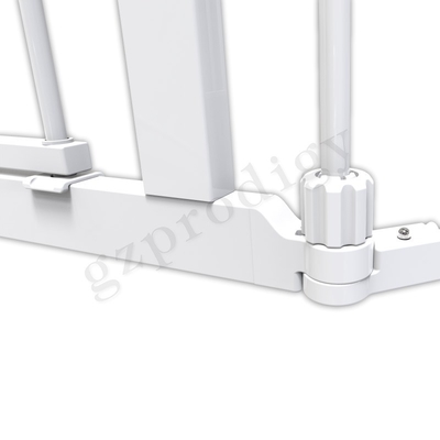 Parque de niños plegable del bebé del metal durable blanco multiusos interior