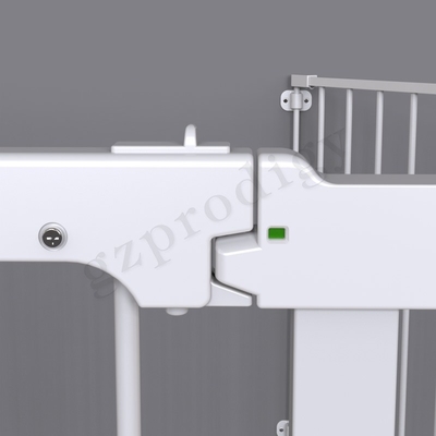 Parque de niños plegable del bebé del metal durable blanco multiusos interior