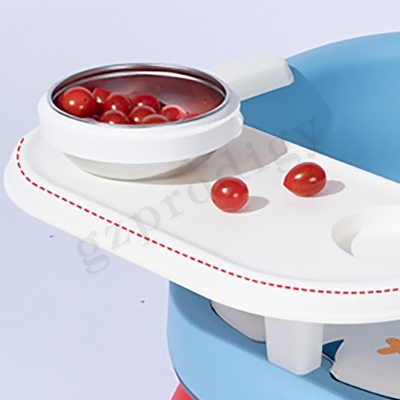 Aumentador de presión multiusos lindo divertido Seat de la silla plegable del bebé con la bandeja desprendible