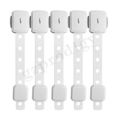 Cerraduras plásticas del gabinete de seguridad del bebé del gabinete de la cerradura del bebé del bebé de la muestra de Prodigy de la cerradura del ABS durable aceptable del gabinete