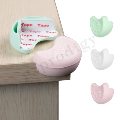 Protectores de bordes y esquinas a prueba de bebés, parachoques de muebles pregrabado de seguridad, protector de esquinas para bebés, mesa, escalera, gabinete