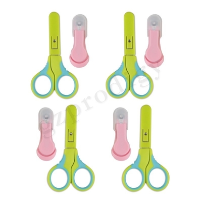 Kit de uñas para bebés Kit de manicura para bebés y paquete de tijeras para uñas para bebés con mirilla de seguridad para recién nacidos