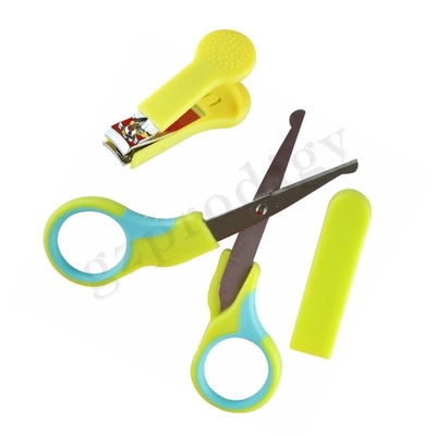 Kit de uñas para bebés Kit de manicura para bebés y paquete de tijeras para uñas para bebés con mirilla de seguridad para recién nacidos