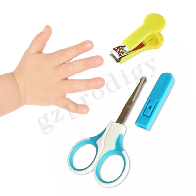 Kit de uñas para bebés Kit de manicura para bebés y paquete de tijeras para uñas para bebés con mirilla de seguridad para recién nacidos