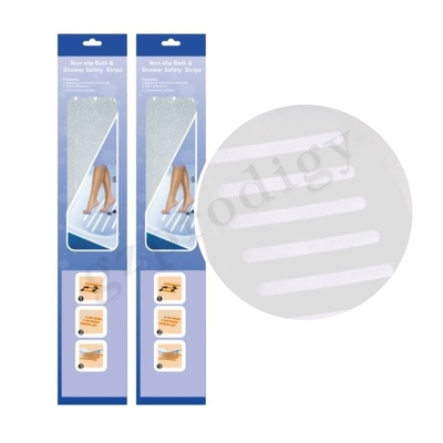 Cinta antideslizante para baño de 20mm x 38cm, tiras de seguridad para bañera, pegatinas adhesivas para escaleras de ducha