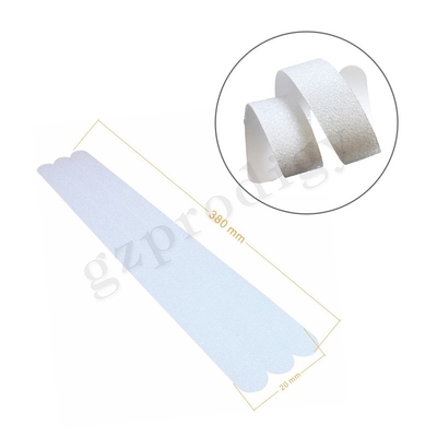 Cinta antideslizante para baño de 20mm x 38cm, tiras de seguridad para bañera, pegatinas adhesivas para escaleras de ducha