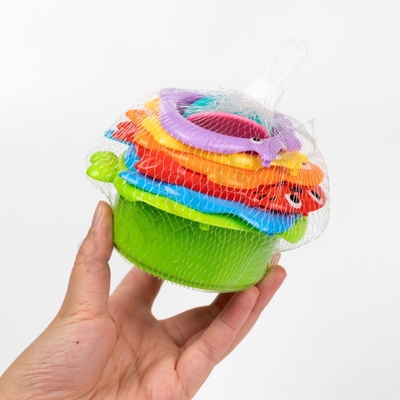 6pcs El plastico Juguetes apilables Educativos Otros productos para bebés Apilable Flotante