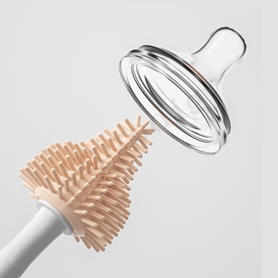 3 cepillos de silicona para biberones de secado rápido, otros productos para bebés, cepillo para pezones